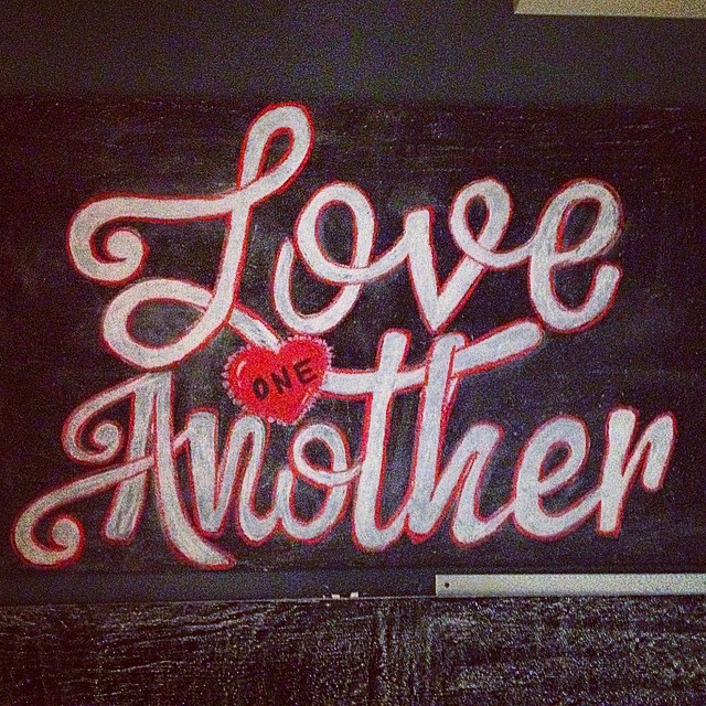 Valentine Chalkboard art