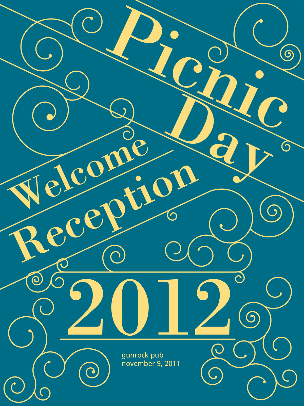 Picnic Day Welcome Reception Poster